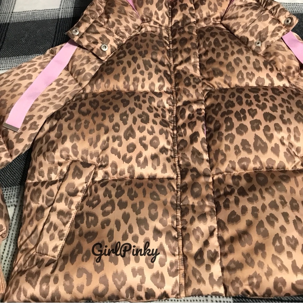 PINK Victoria's Secret Leopard Print Marshmallow Puffer Jacket NEW XS-XXL - Picture 3 of 14